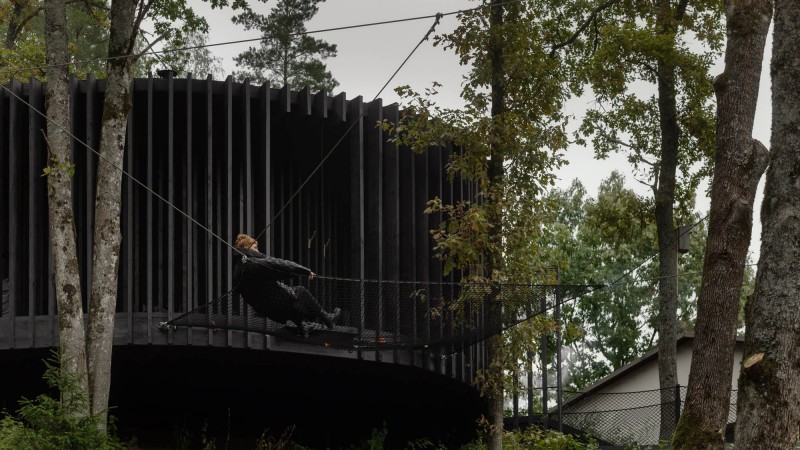 Ziedlejas Wellness Resort的Wool桑拿房 ，拉脱维亚，OPEN AD