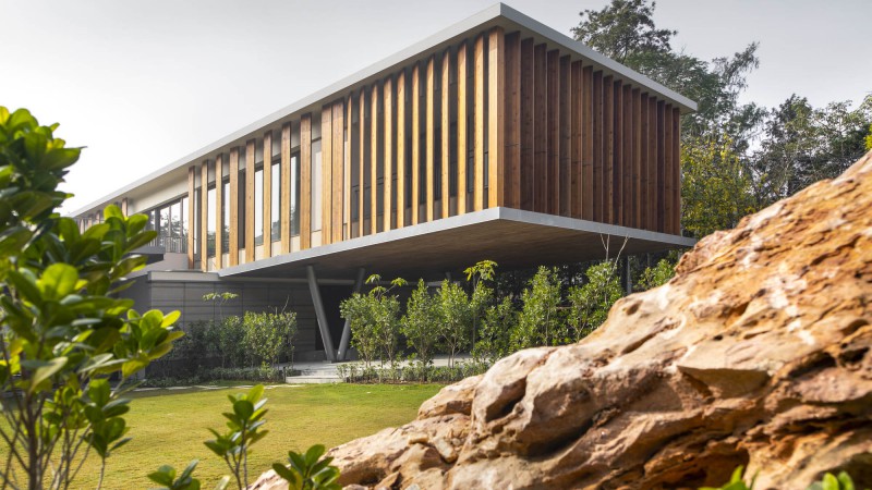 Earth and Glass 之家，印度，Studio Lotus