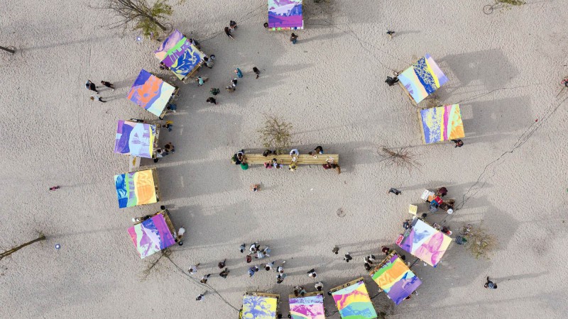 MAAT 的临时市场，里斯本， FURO