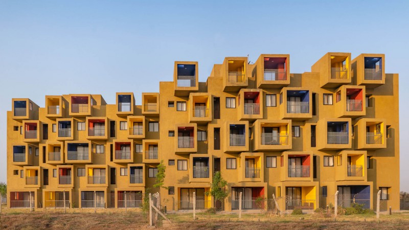 STUDIOS 90 住宅楼 ，印度， Sanjay Puri Architects