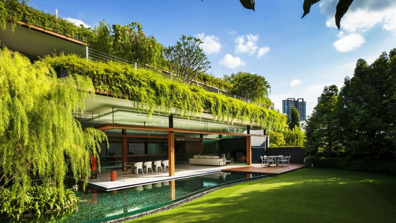 天空泳池别墅 ，新加坡，Guz Architects