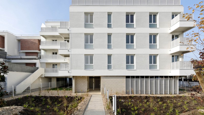 18 个社会住房单元 ，法国， Benjamin Fleury Architecte-Urbaniste