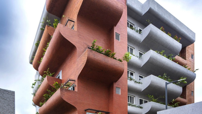 Axis Vanam 公寓，印度， The Purple Ink Studio