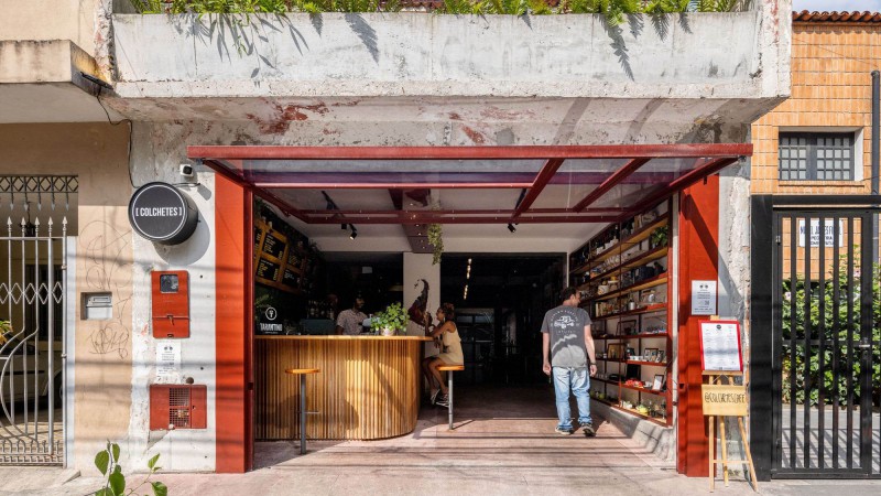 Colchetes 咖啡馆，巴西，  Estúdio Brasileiro de Arquitetura