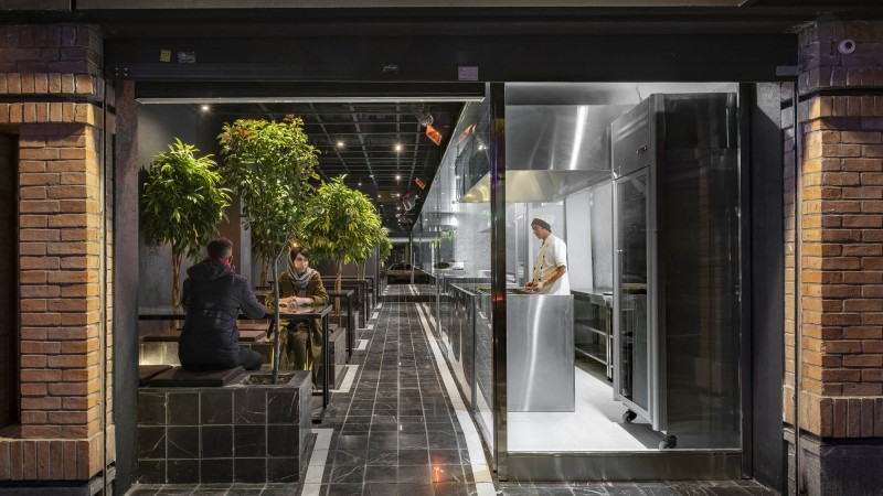 Exo-interior 餐厅，德黑兰，Paad Architects