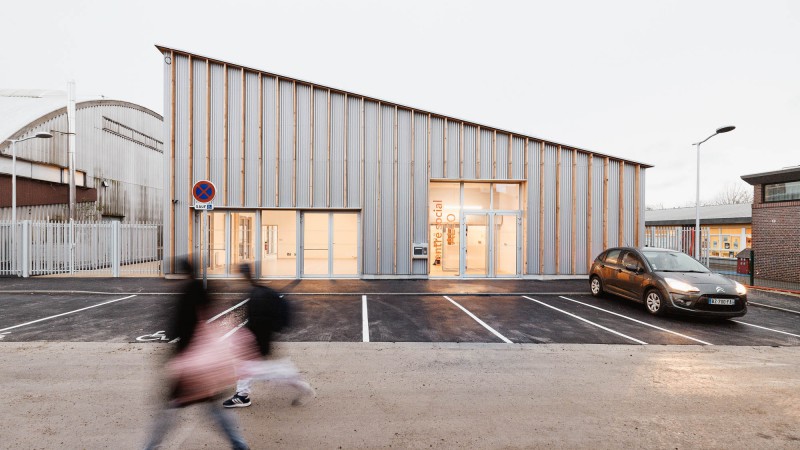 GRANDIR – ALCO 社区中心，法国，  OVERCODE architecture urbanisme