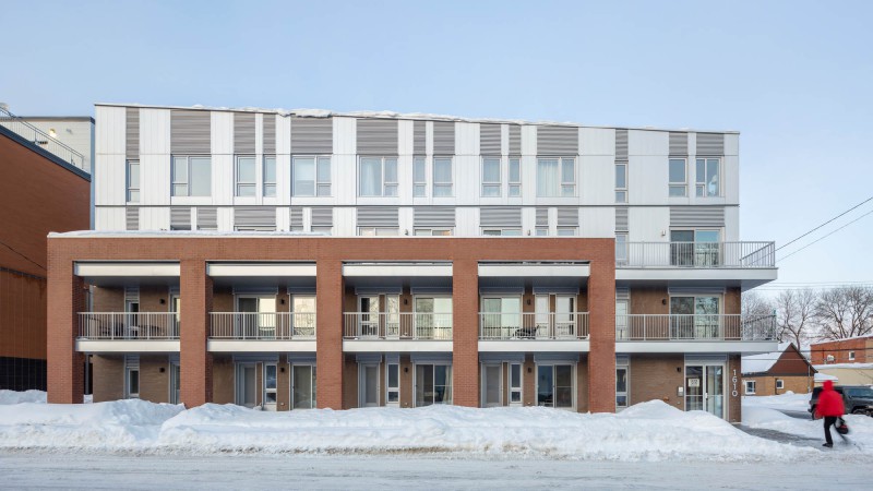 Hubert 住房，魁北克，Quinzhee Architecture