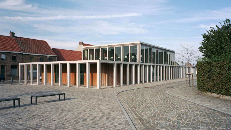 Merkem 社区中心 ，比利时， Rapp+Rapp