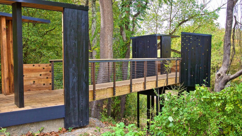 New River Train 瞭望塔，美国， Virginia Tech