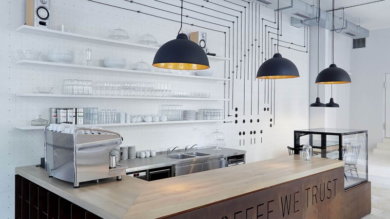 Proti Proudu 小酒馆 ，布拉格， Mimosa architekti