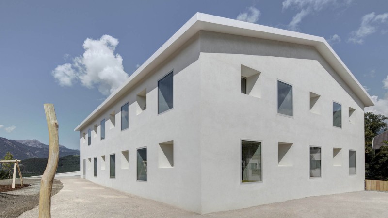 Rodeneck 幼儿园，意大利，  pedevilla architekten