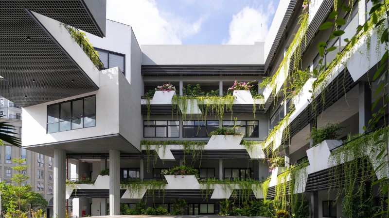 越南高等数学研究所 ，河内， 1+1>2 Architects