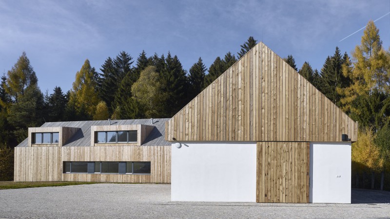 Forestry Pacov Administration 小屋，捷克，20-20 Architects + Vyšehrad Atelier