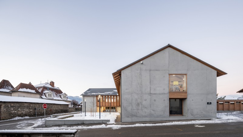 Maison pour Tous社区中心，法国，LINK - Chazalon Glairoux Lafond - architectes associés + Dld architectes