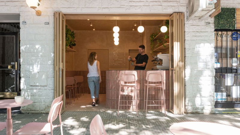 Romulo Neighborhood咖啡店，阿根廷， Tomas Mielnikowicz + Lucia Vallve Arquitectos