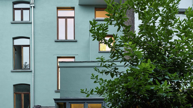 Terraced-House 翻新，比利时， Edouard Brunet + François Martens
