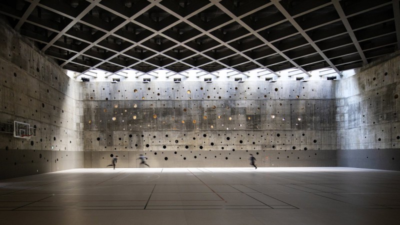 Waseda University Honjo Senior High School 体育馆，日本，Nikken Sekkei