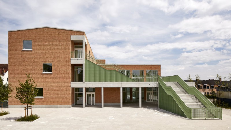 创意学习空间 De Leerboom Halle ，比利时， BRUT Architecture and Urban Design