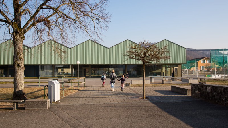 La Sablliane 学校，瑞士， transversal architectes