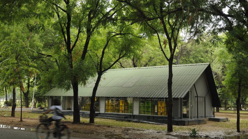 Swadhyay 阅览室 ，印度， BandukSmith Studio