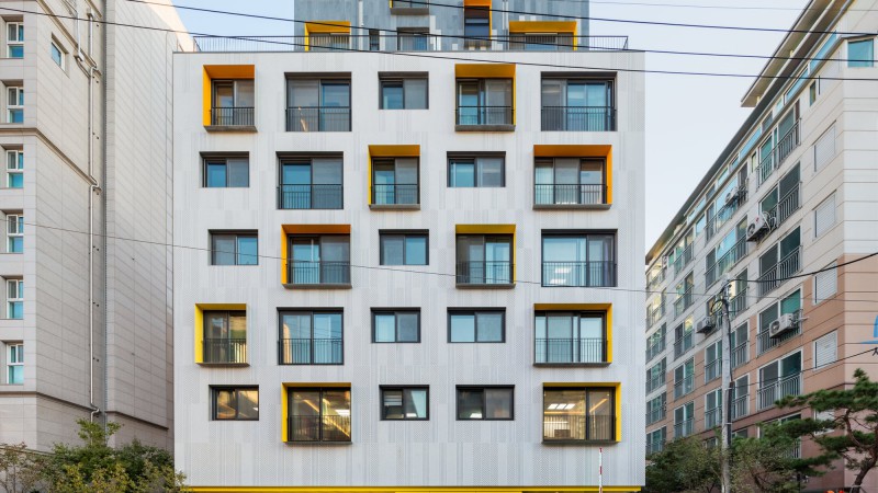 Yellow Foot 住在楼，韩国，OA-Lab