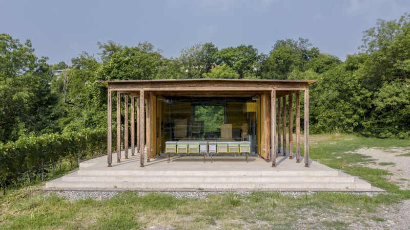 Bee House Educational 蜂场，瑞士， Enrico Sassi Architetto