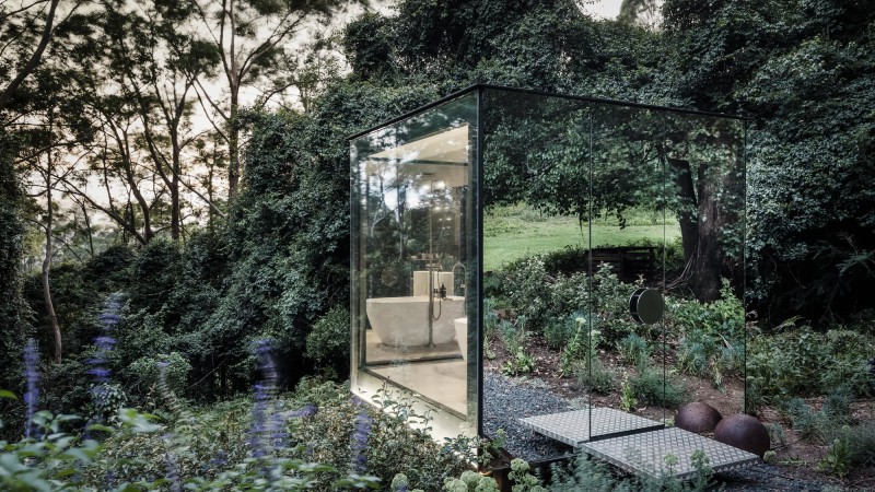 Kangaroo Valley 卫生间，澳大利亚，Madeleine Blanchfield Architects