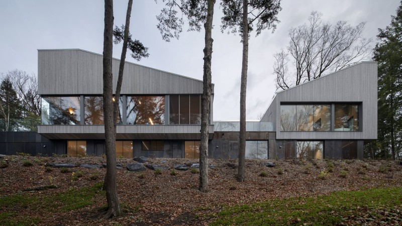 Memphremagog之家，加拿大， NatureHumaine