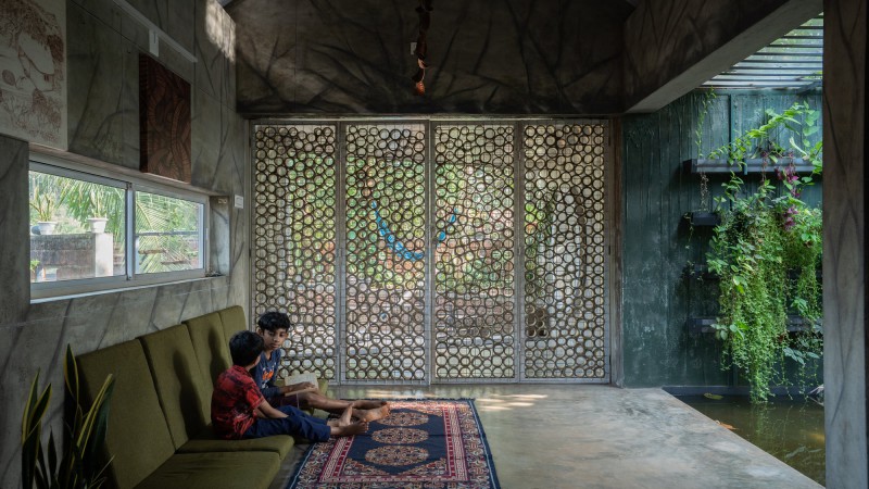 艺术家住宅 ，印度， A Line Studio