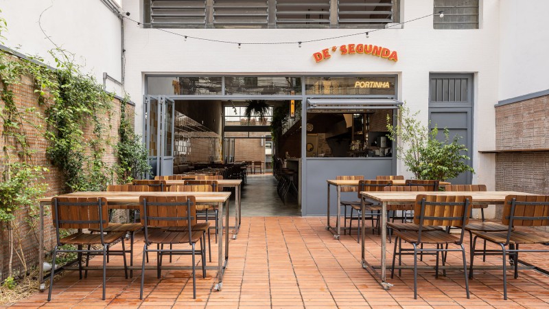 De Segunda 餐厅和酒吧 ，巴西，Tadu Arquitetura