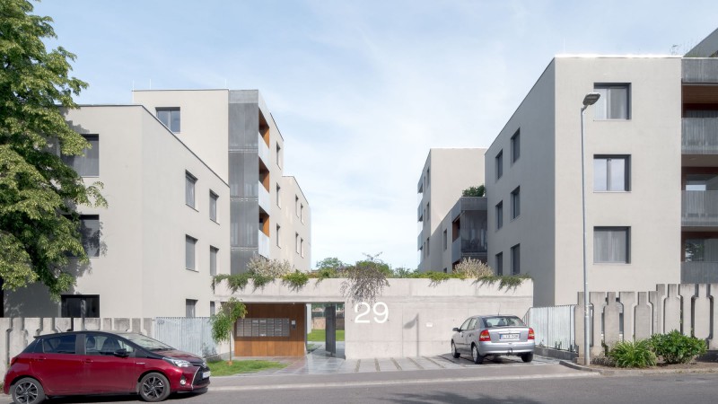Kőér 2住宅楼，匈牙利， epitesz studio
