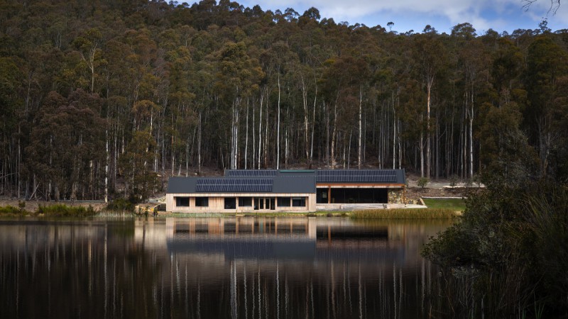 湖边别墅 ，澳大利亚， Biotope Architecture + Interiors