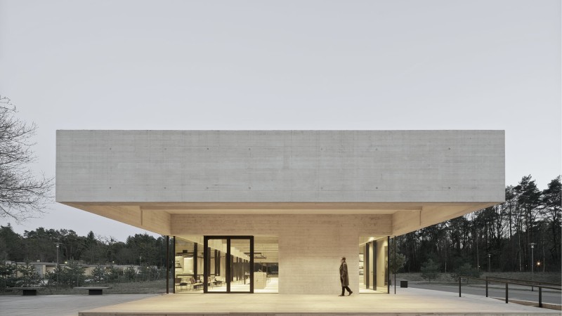 Trade Union School Bernau 游客中心，德国， Steimle Architekten