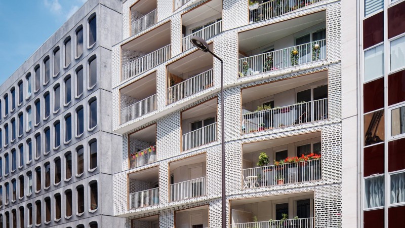 Berges - 28 座社会住宅 ，法国，ODILE+GUZY architectes