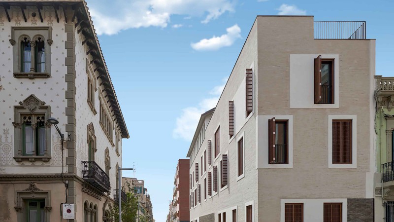 Ca N'Alegre 住宅楼 ，巴塞罗那， Bergnes de las Casas