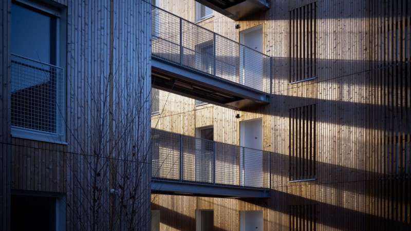 Chauveau - 26 座社会住宅 ，法国， ODILE+GUZY architectes