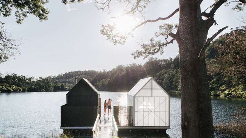 Floating Sauna Derby ，澳大利亚， Licht Architecture