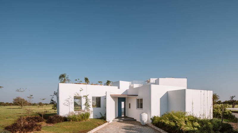 草地上的度假屋，印度， SAK Designs