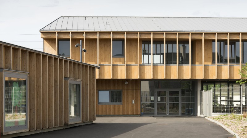 幼儿园和小学 ，法国， G+ architectes - Paul Gresham - Michael Neri