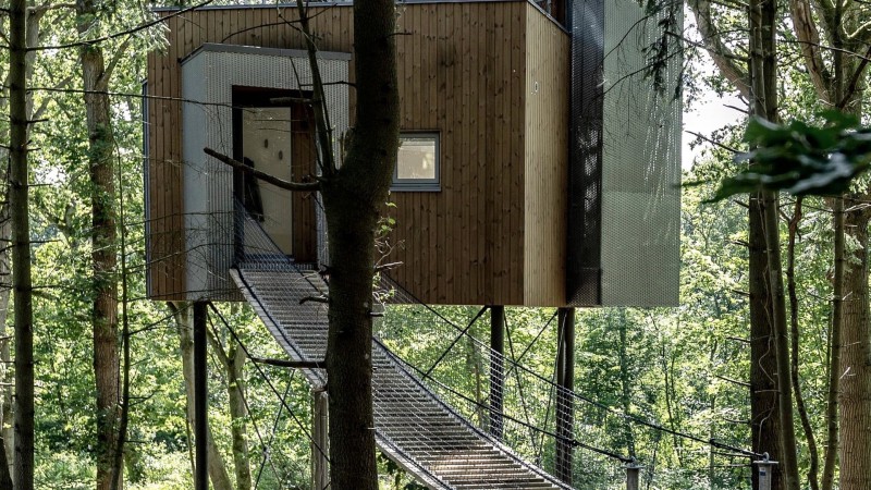 Løvtag树顶酒店，丹麦，Sigurd Larsen