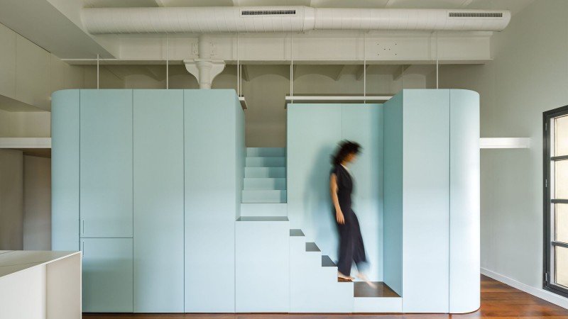 Poblenou 阁楼，西班牙，NeuronaLab + Ana García