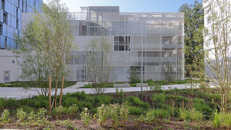 Treed It 停车场，法国，Saison Menu Architectes Urbanistes