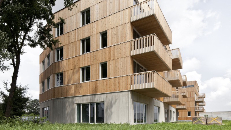 WGTG - 住宅楼 "Den Draad" ，比利时， HUB