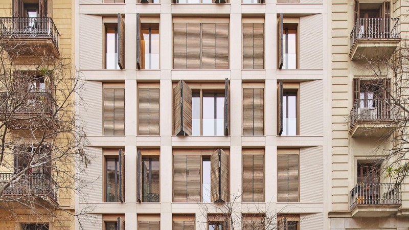 Ausias March 住宅楼，巴塞罗那， GCA Architects