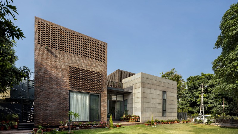 Brick 宅，印度，Studio Ardete