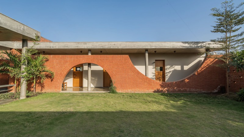 Brick Wrap 办公室 ，印度， UA Lab (Urban Architectural Collaborative)