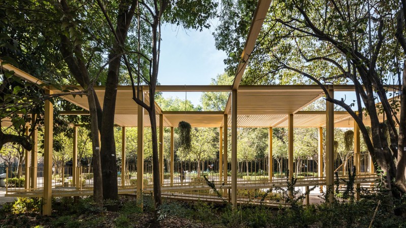 Chapultepec 动物园教育区和游客服务中心，墨西哥，TEAM730