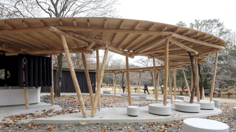 Circle of Forest and People 公共卫生间，日本，Yamashita Sekkei