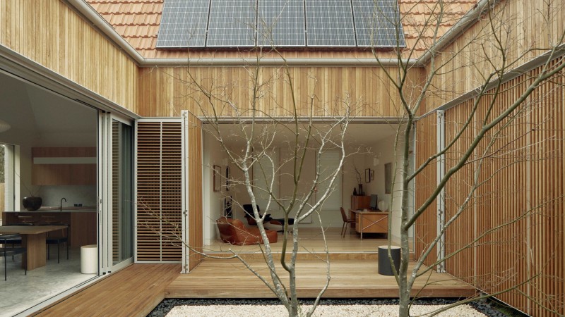 Courtyard 之家，澳大利亚，Ha Architecture