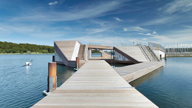 漂浮的皮划艇俱乐部 ，丹麦，FORCE4 Architects